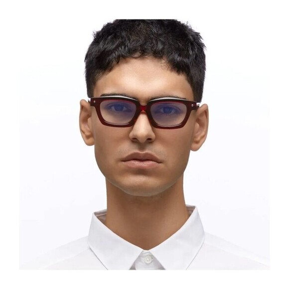 Kuboraum Mask P25 Transparent Bordeaux Acetate Mask P25 Optical Frame - NWT